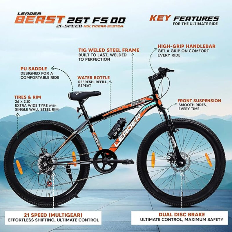 Leader Beast 26T Multispeed (21 Speed) - Image 3